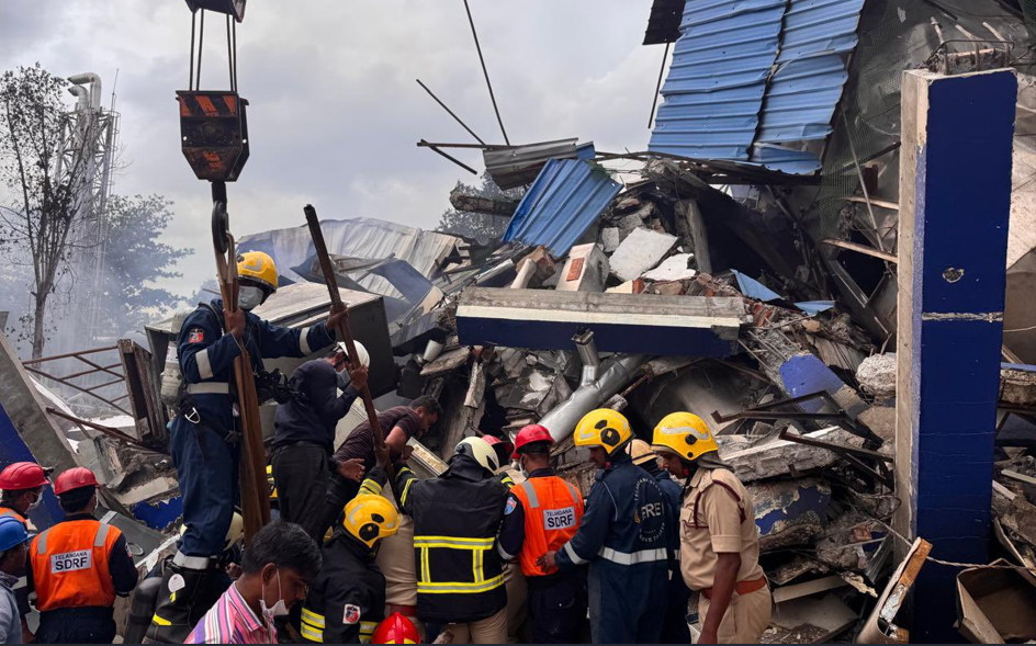 Telangana chemical factory blast:तेलंगाना केमिकल फैक्ट्री धमाका